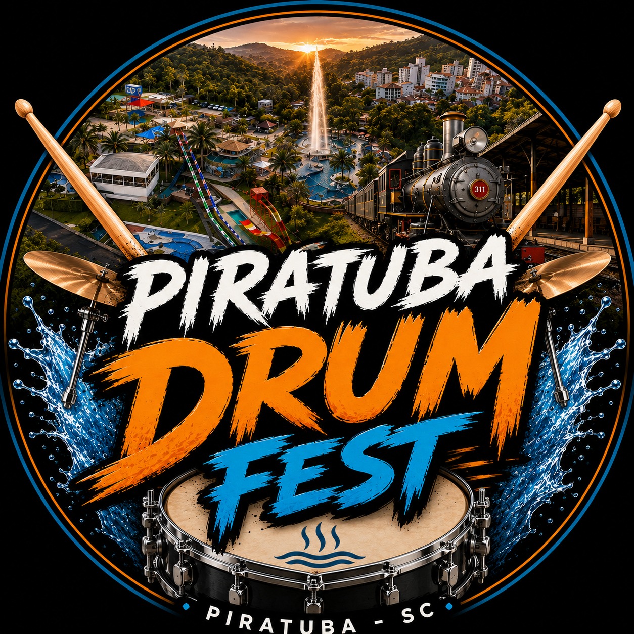 Logo Piratuba Drum Fest